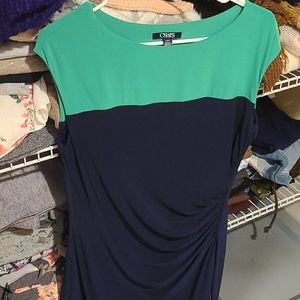 Chaps Colorblock Dress